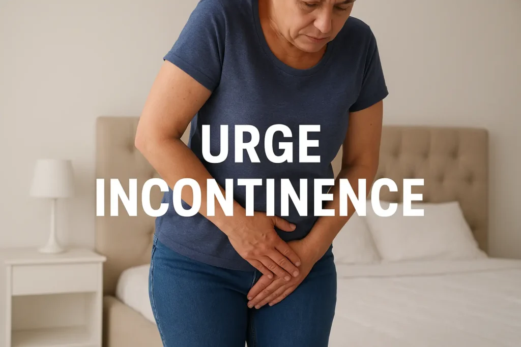 how to manage urge incontinence Rugby symptoms