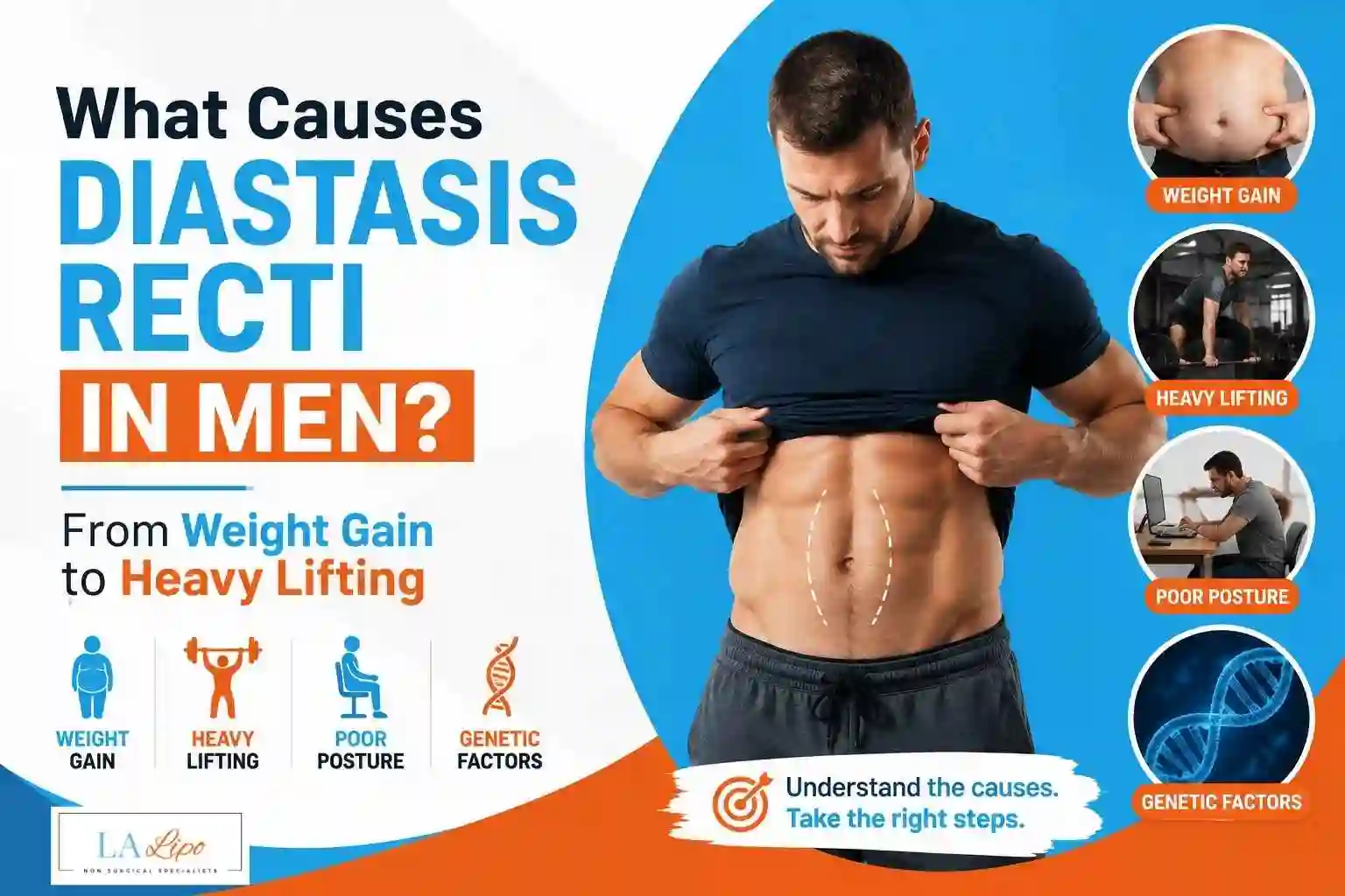What Causes Diastasis Recti in Men? From Weight Gain to Heavy Lifting Rugby